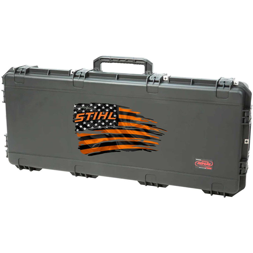 Stihl Equipment Tattered Flag Chainsaw Decal Set