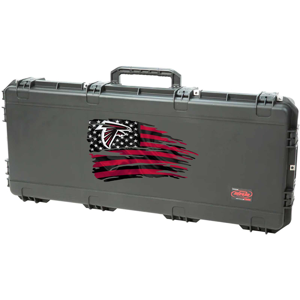Atlanta Falcons Tattered American Flag Decal Set