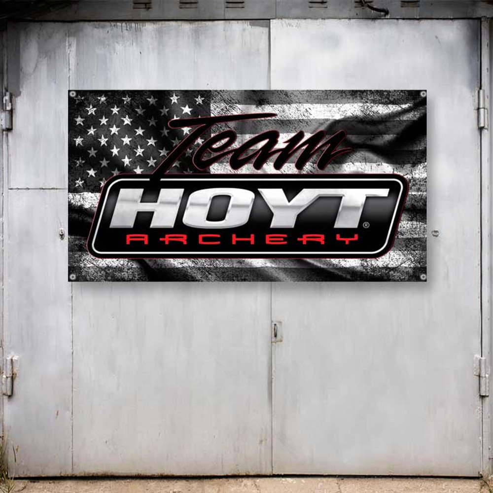 Hoyt Archery Shop Garage Man Cave Banner
