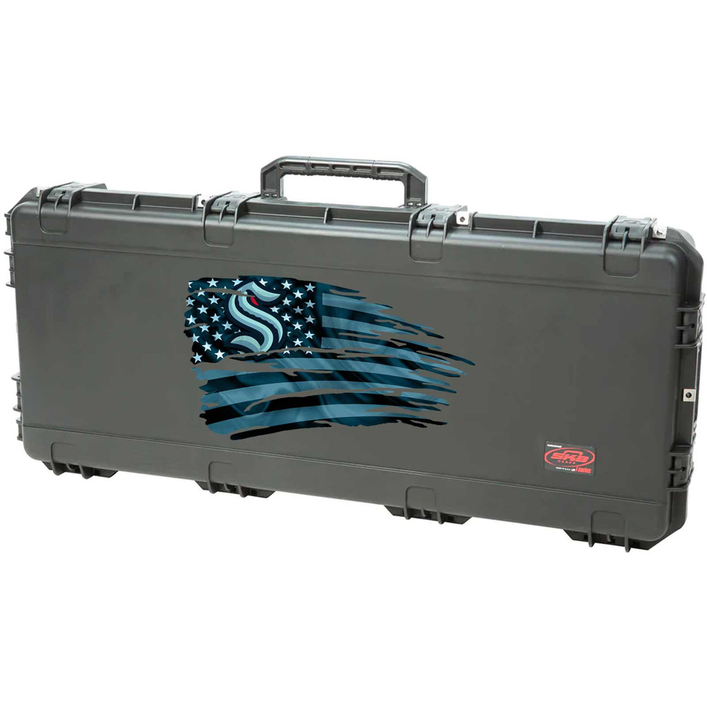 Seattle Kraken Tattered Hockey Flag Decal Set