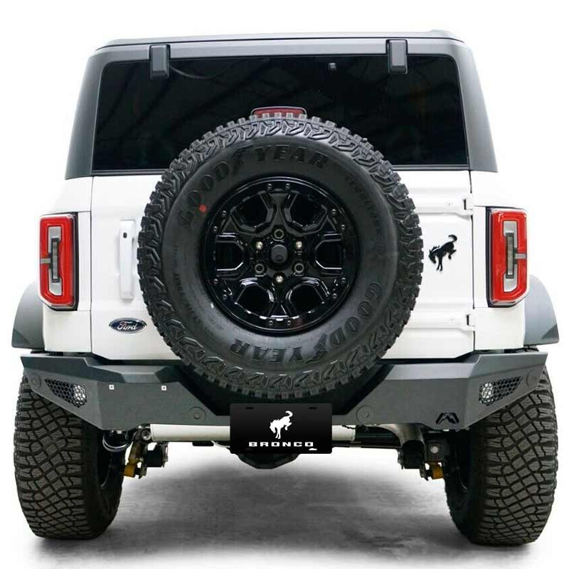 Ford Bronco Carbon Fiber Black License Plate