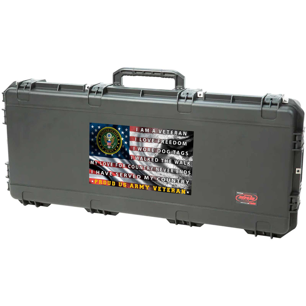 American Military Veteran Flag  Vinyl USA Service Decal