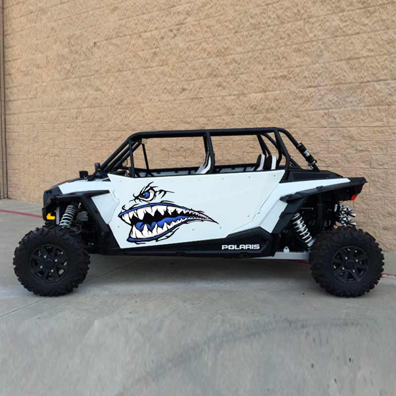 Flying Tiger Sticker Shark Teeth Fighter War Decal Set