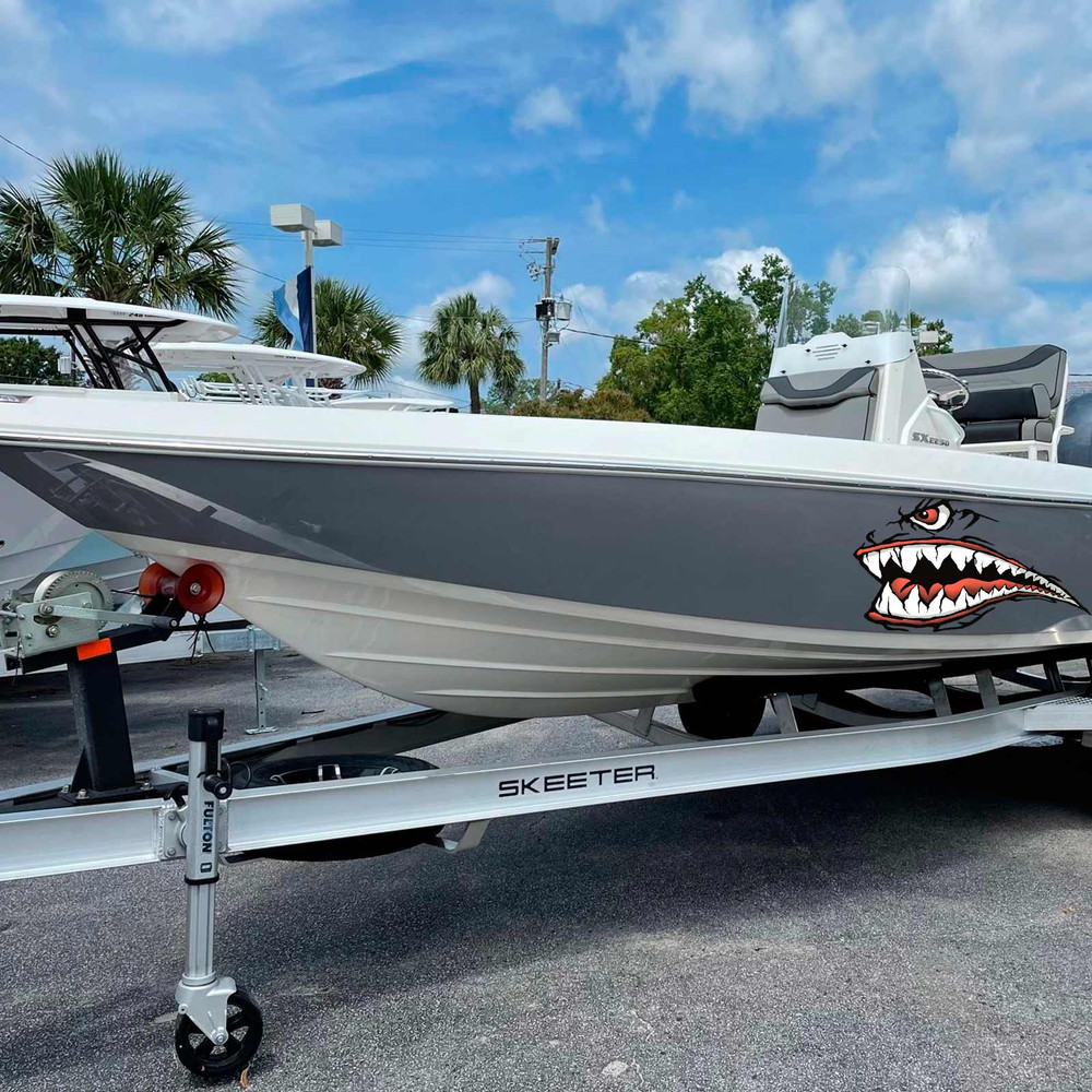 Flying Tiger Sticker Shark Teeth Fighter War Decal Set