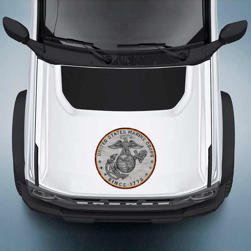 USMC Semper Fidelis 1775 EGA Military Decal