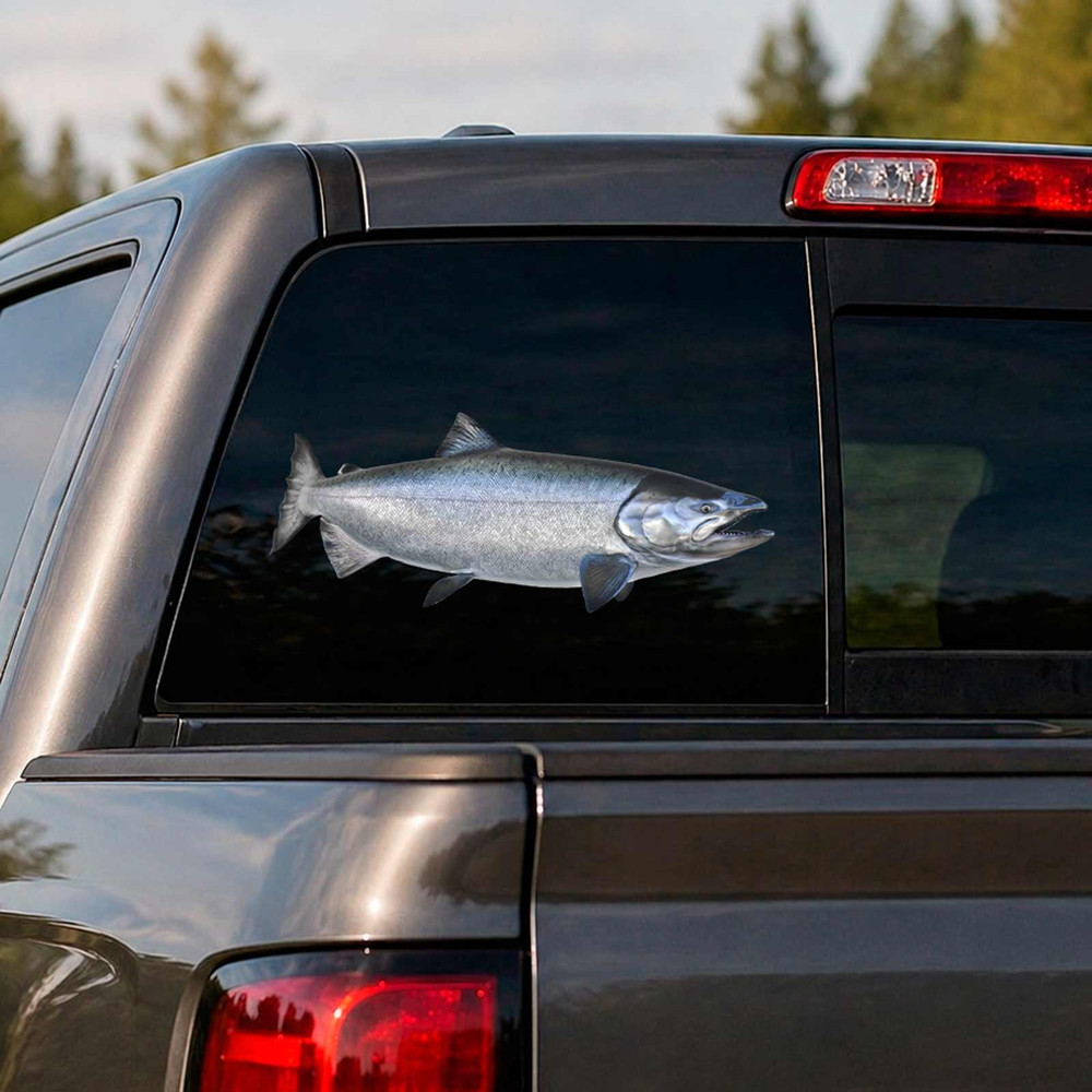 King Salmon Fish Decal