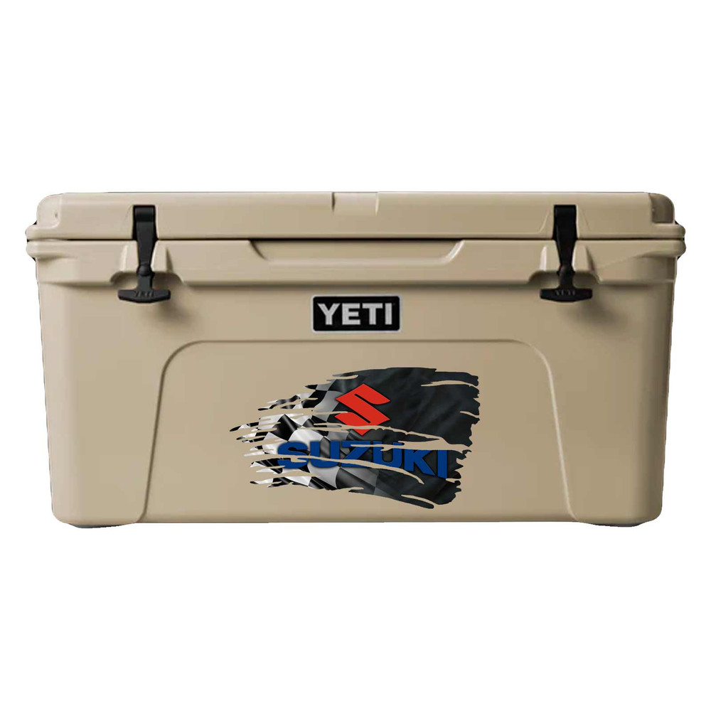 Suzuki Racing Tattered Flag Decal Set