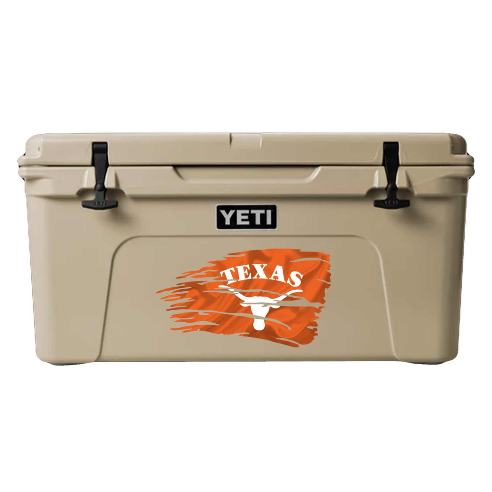 Texas Longhorns Distressed Flag Decal Set