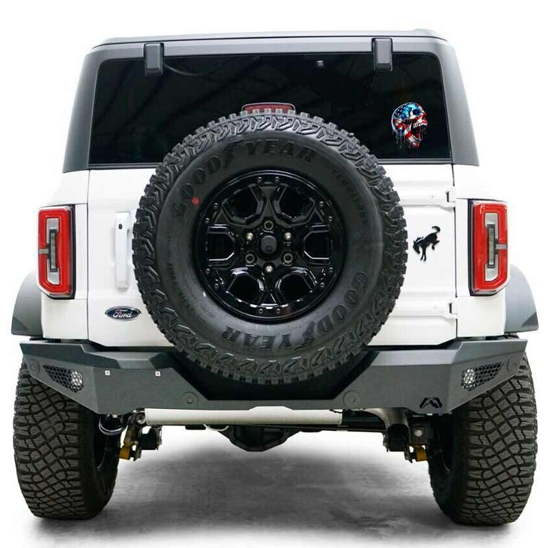 American Flag Dripping USA Scream Skull Decal