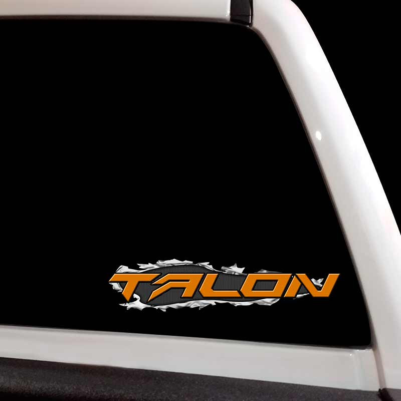 Honda Talon Ripped Metal Off Road Decal Set