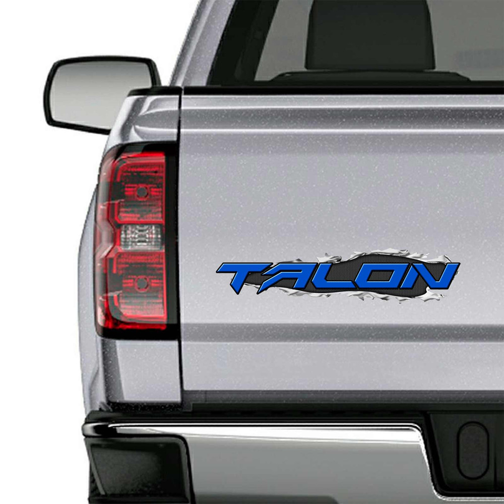 Honda Talon Ripped Metal Off Road Decal Set