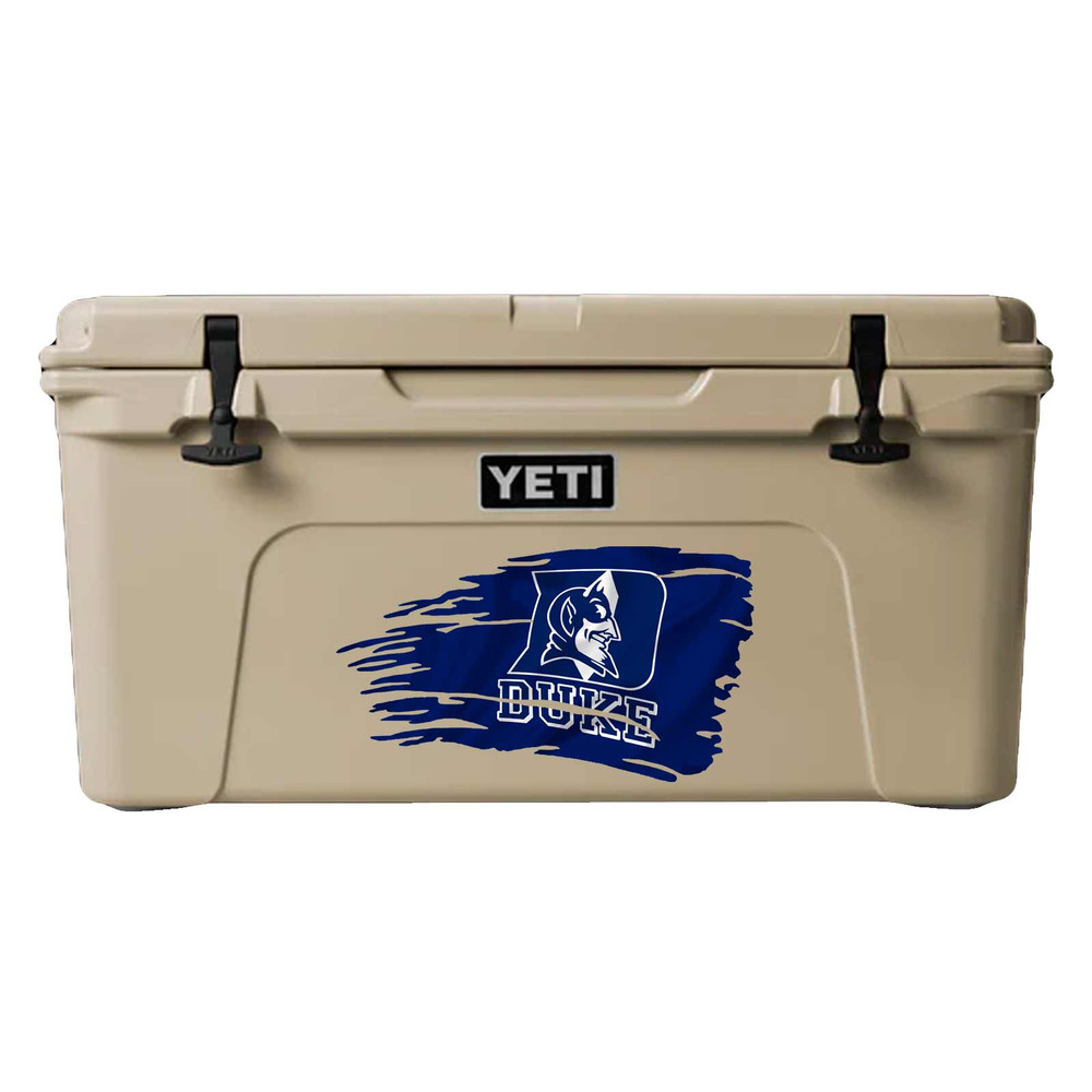 Duke Blue Devils Distressed Flag Decal Set