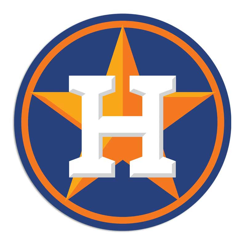 Houston Astros Baseball Logo Decal