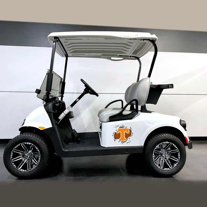 Tennessee Volunteers Ripped Metal Decal