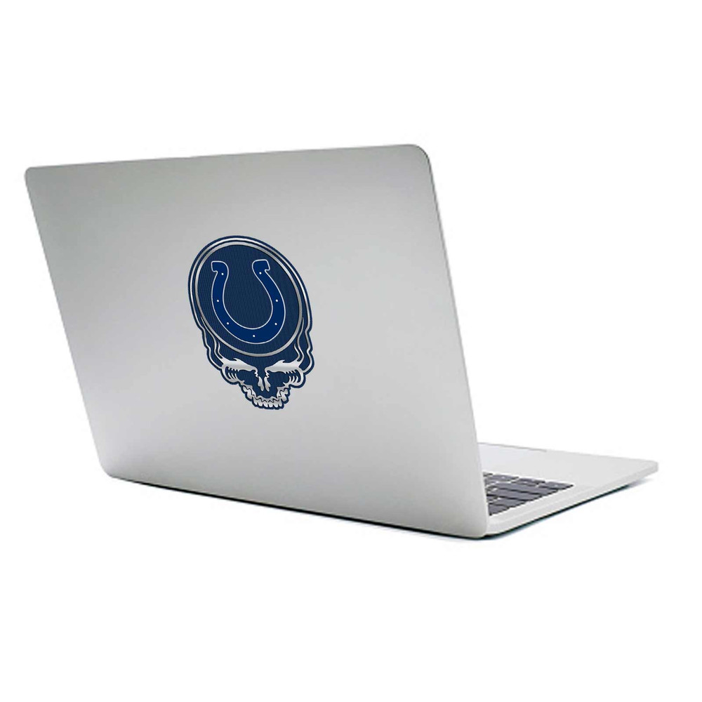 Indianapolis Colts Football Skull Decal