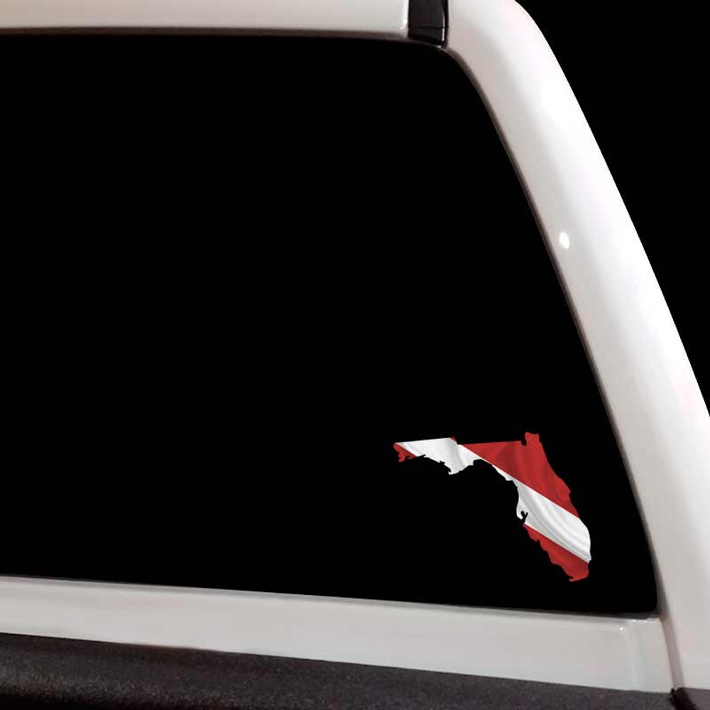 Florida State Dive Flag Scuba Decal
