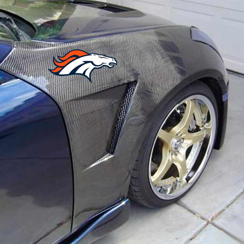 Denver Broncos Football Horse Decal
