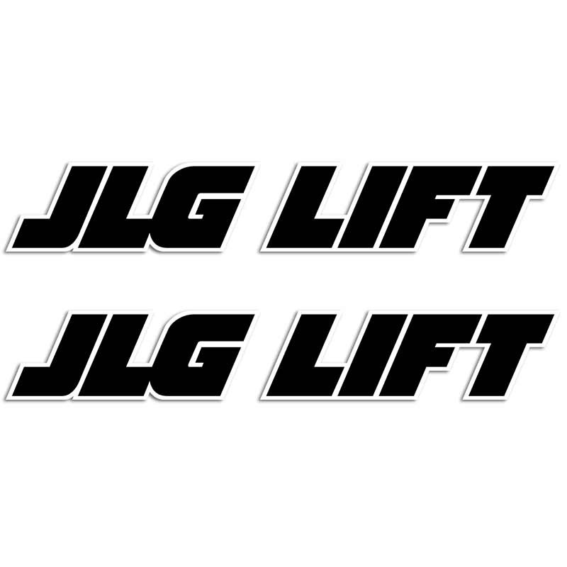 JLG LIFT Heavy Equipment Boom Decal Set