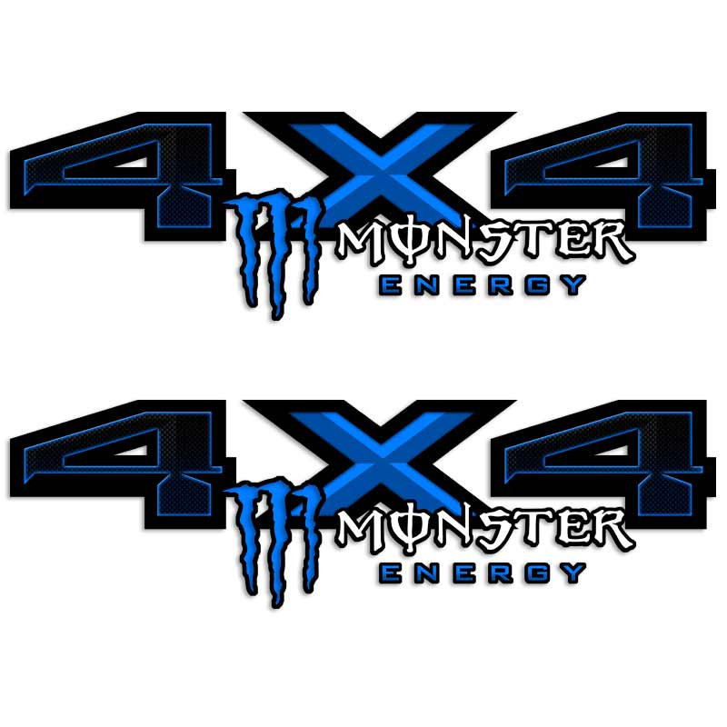 4X4 Ford F-150 Monster Energy Racing Decal Set