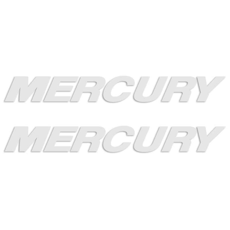 Mercury Outboards Script Decal Set