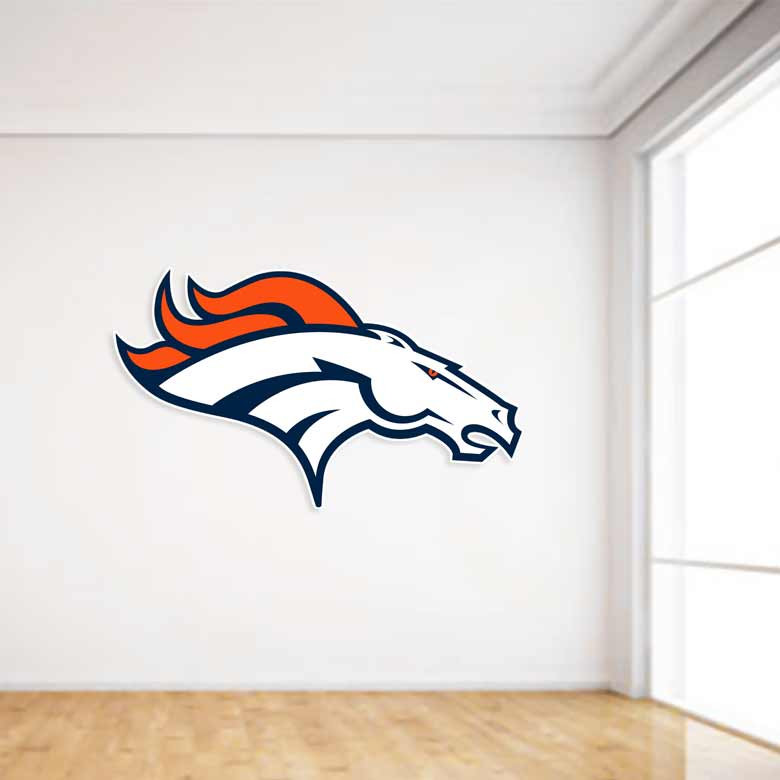 Denver Broncos Football Wall Decal
