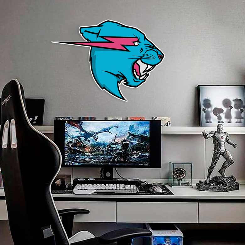 Mr. Beast Panther Wall Decal