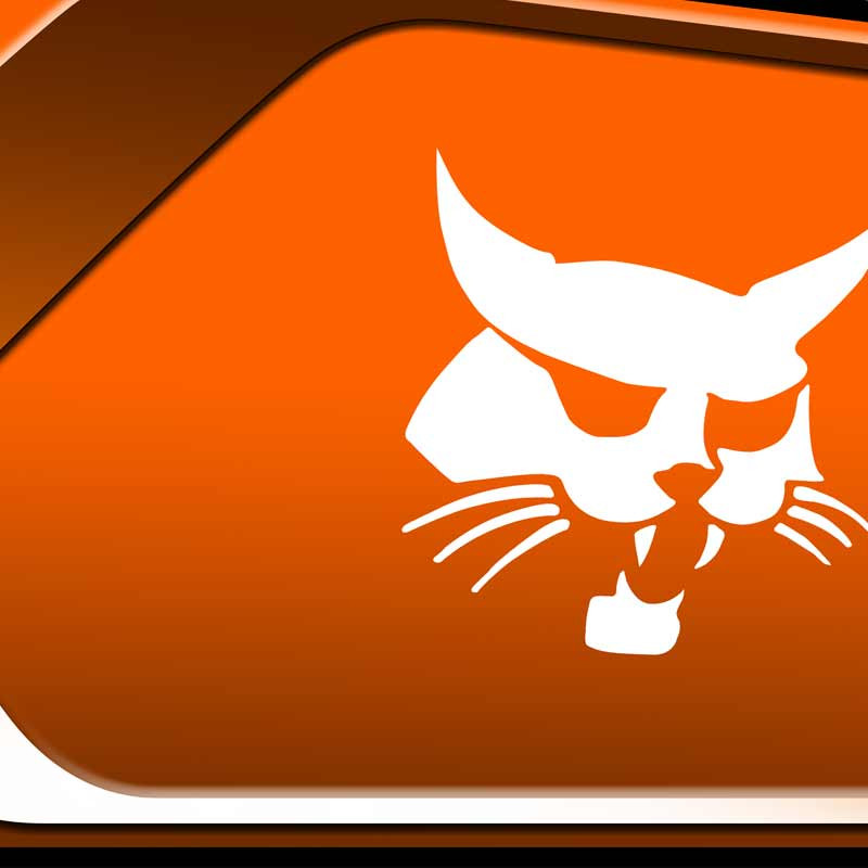 Bobcat Excavator Boom Decal Set