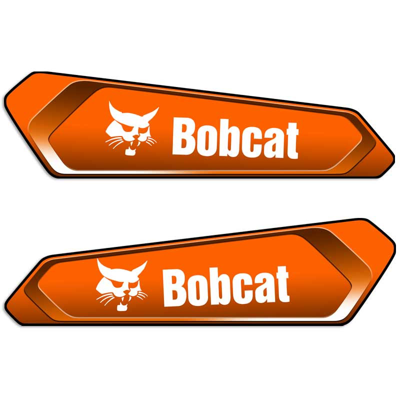 Bobcat Excavator Boom Decal Set