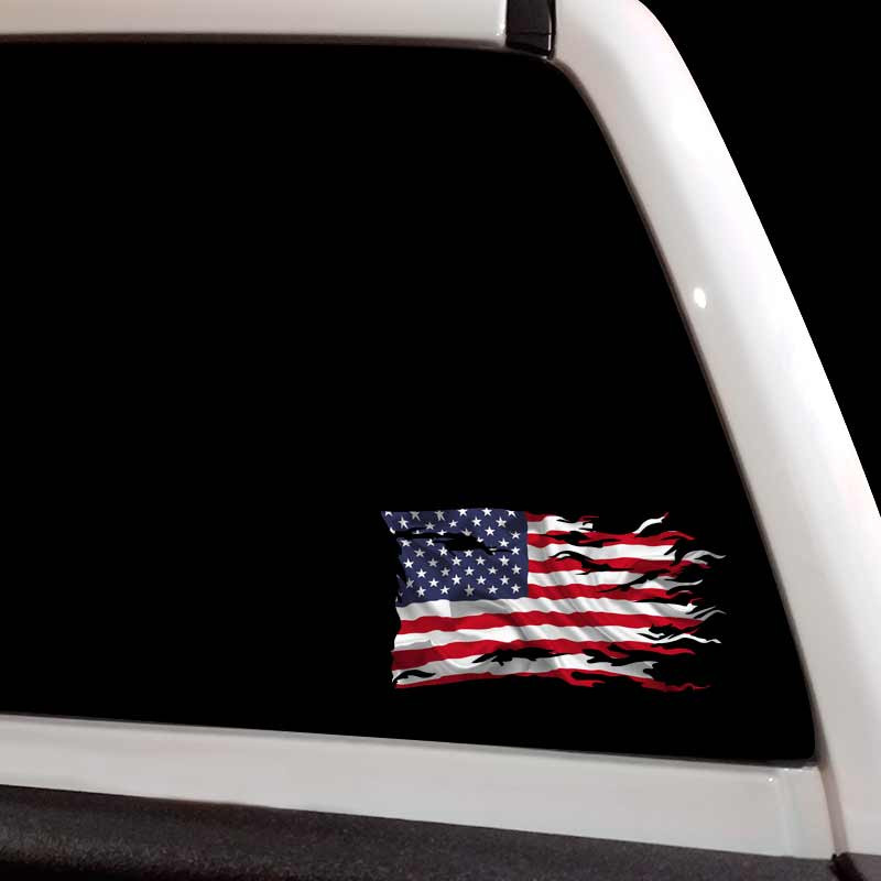 American Battle Flag Vinyl Decal Set