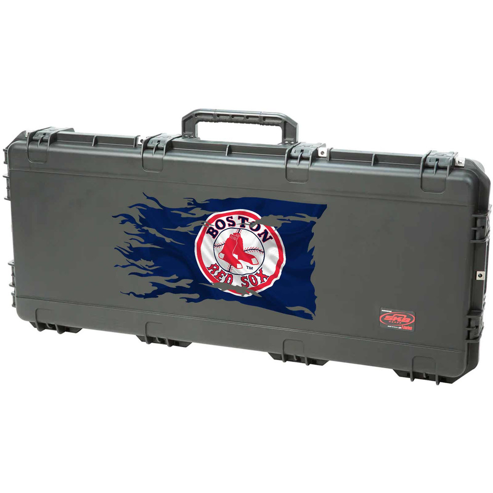 Boston Red Sox Battle Flag Vinyl Baseball Decal Set