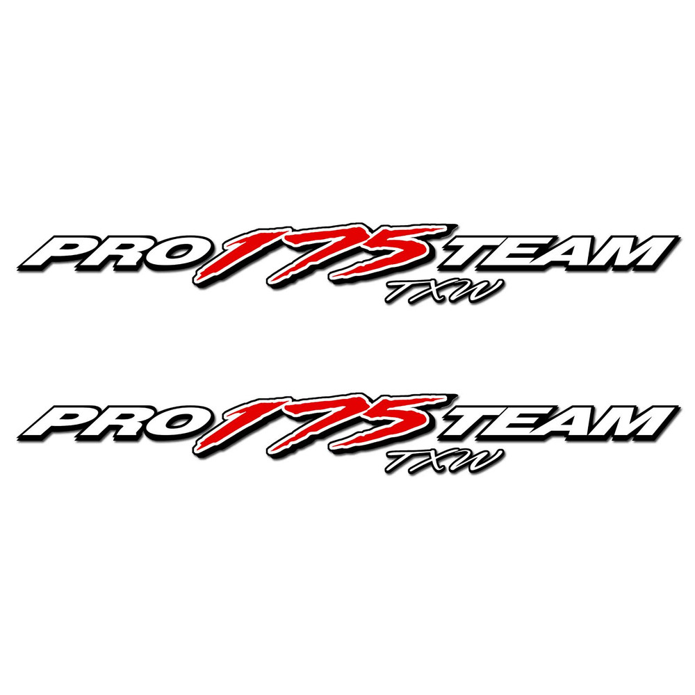 Pro Team 175 TXW Bass Tracker Boat Decal Set