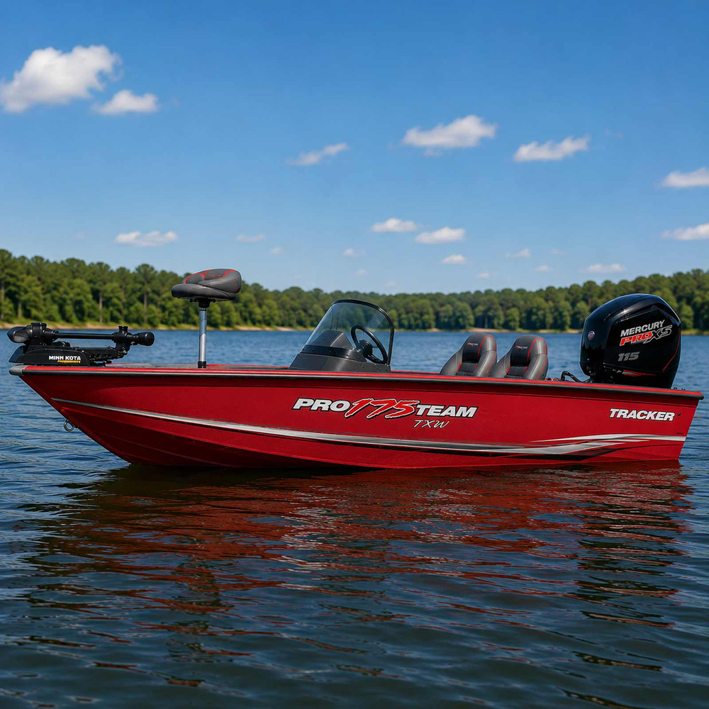 Pro Team 175 TXW Bass Tracker Boat Decal Set