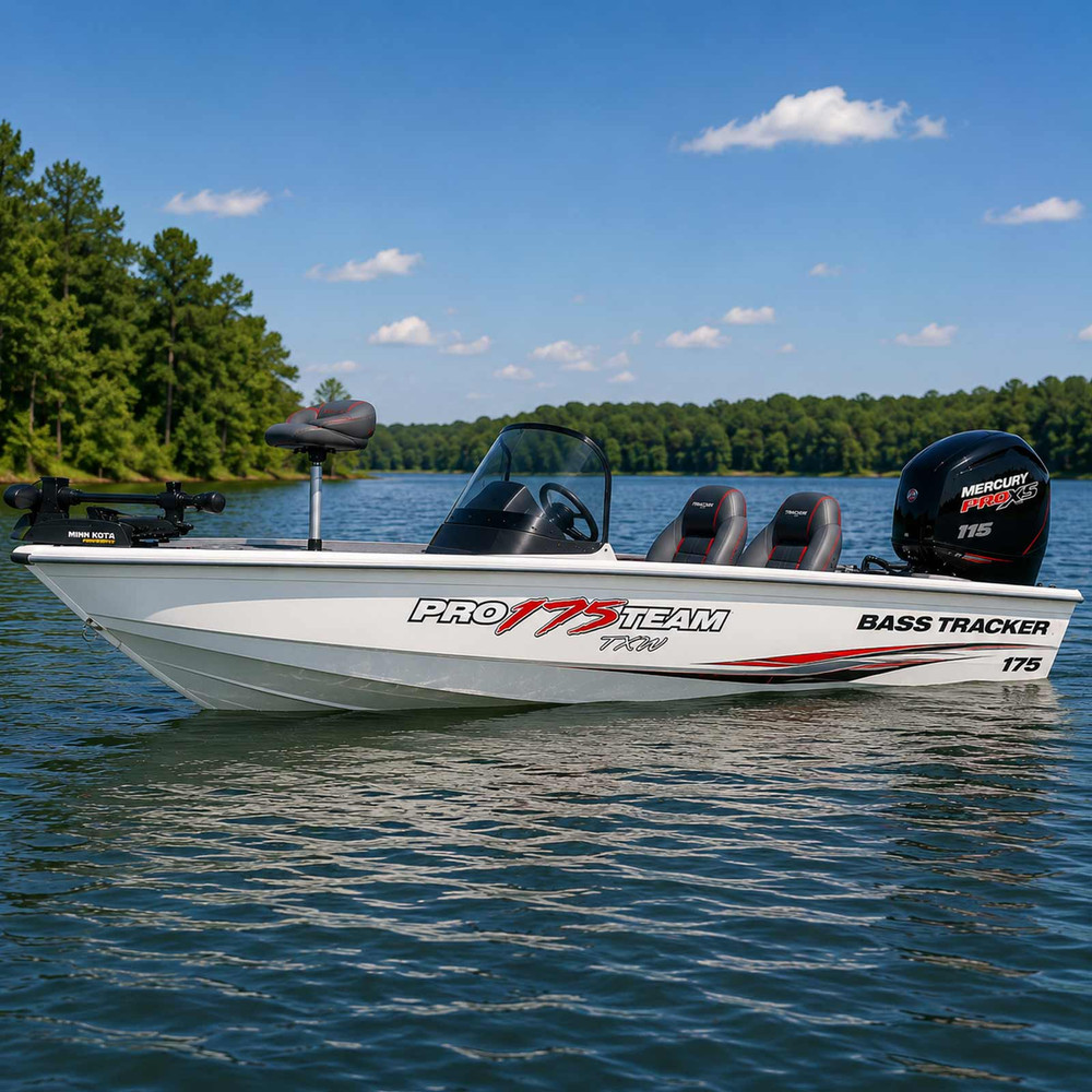 Pro Team 175 TXW Bass Tracker Boat Decal Set