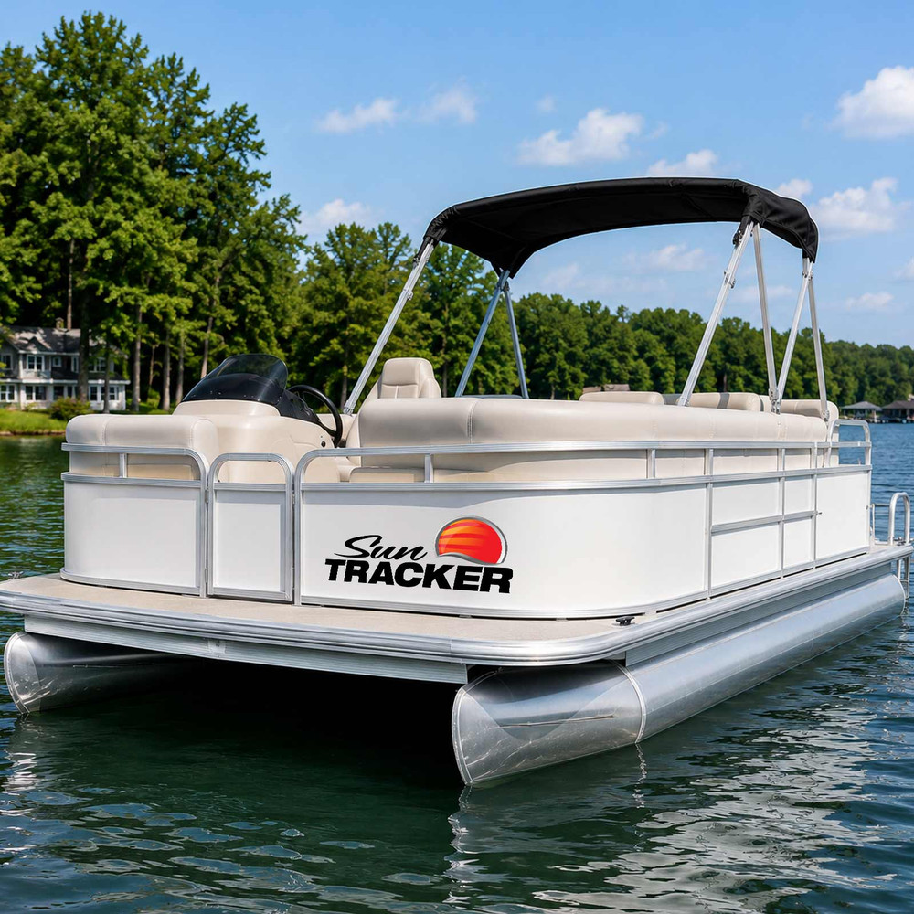 Sun Tracker Boat Barge Buggy Pontoon Decal