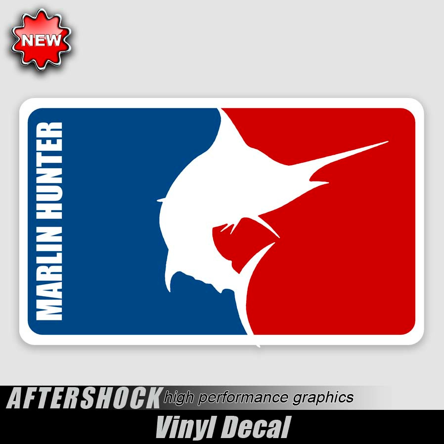 Marlin Hunter Logo Sticker