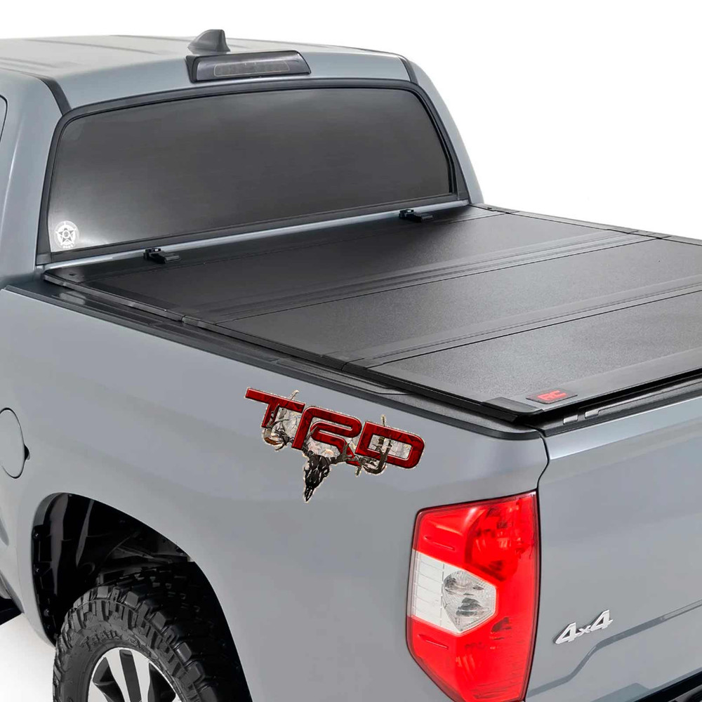 TRD Timber Skull Red Camouflage Toyota Decal Set