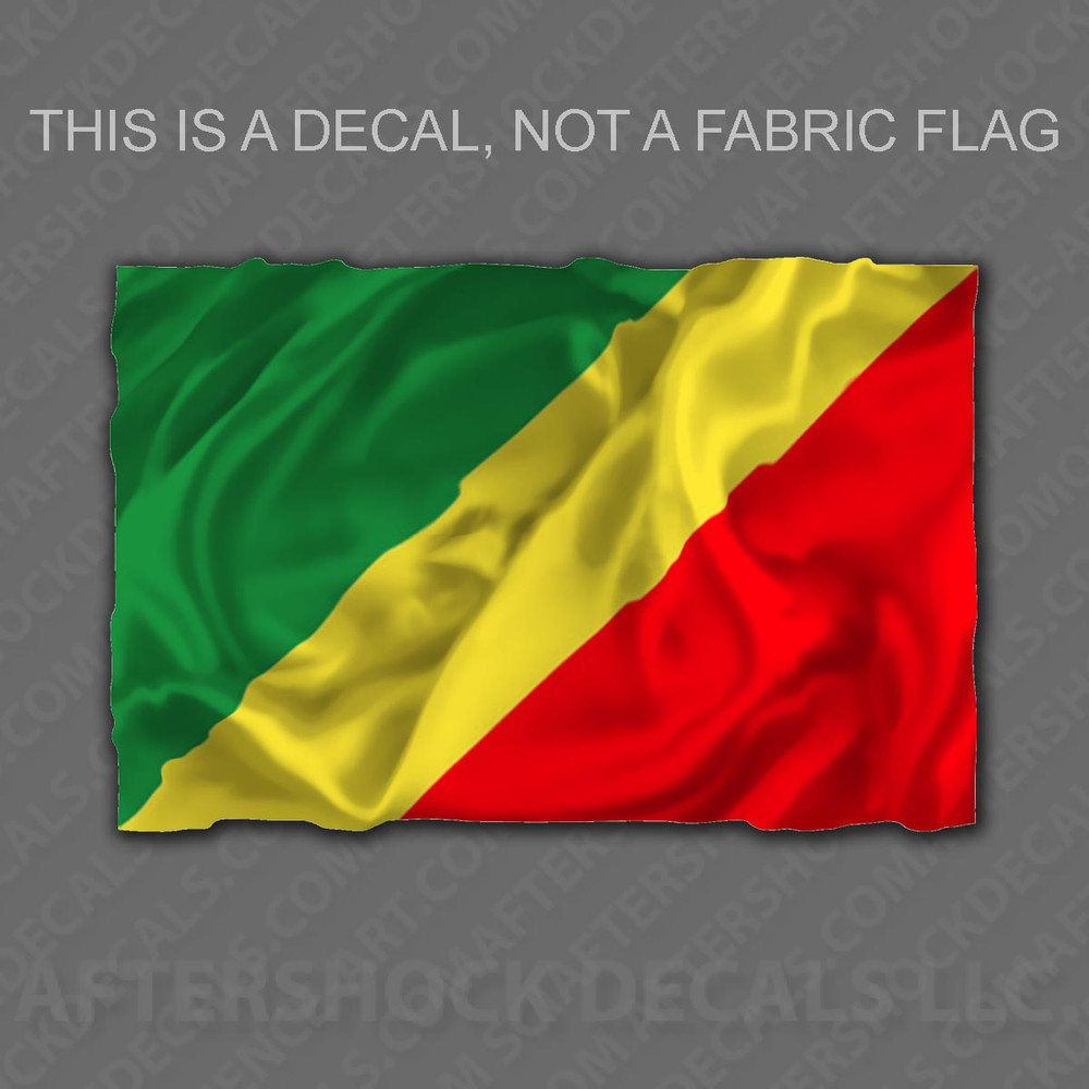 Congo Flag Sticker