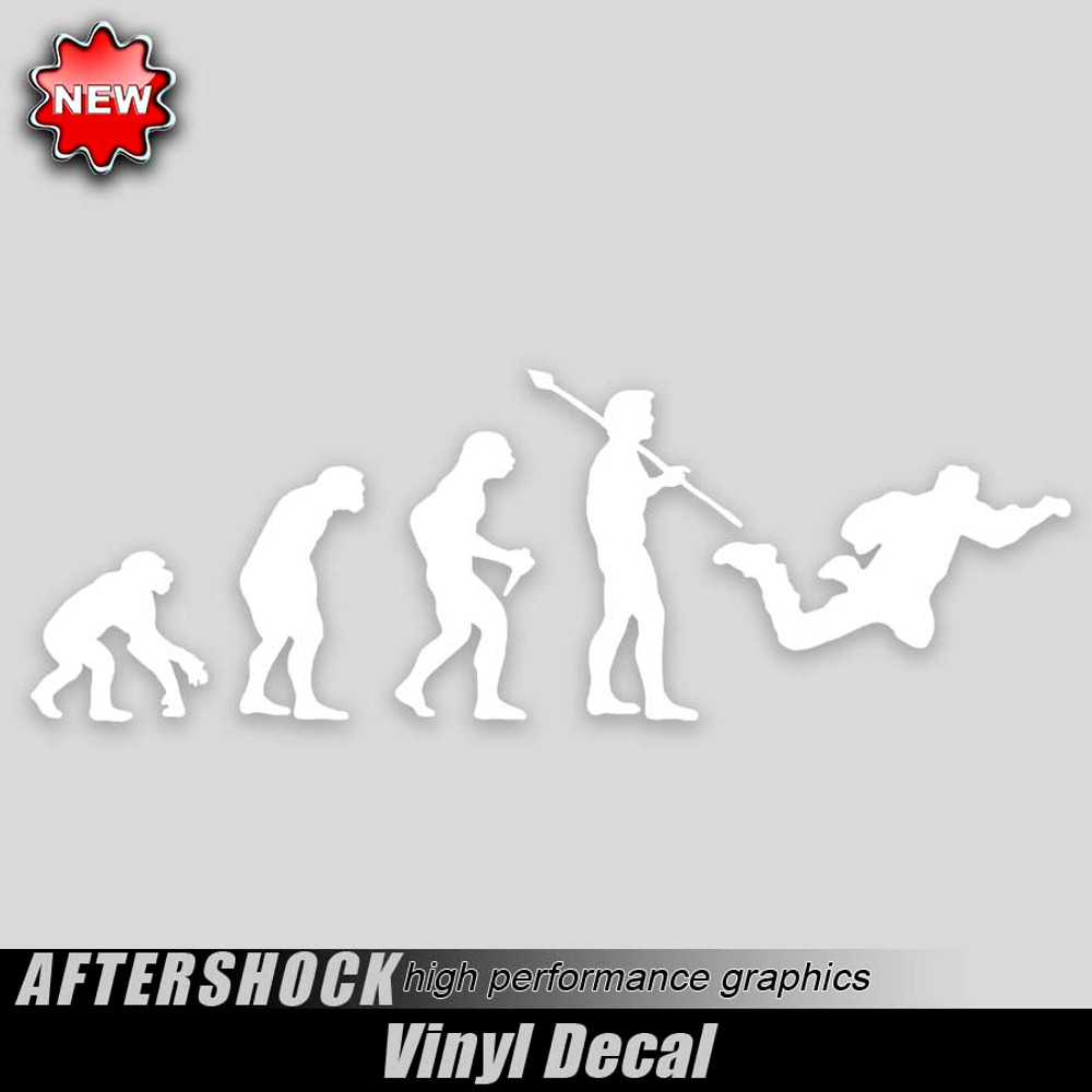 Skydiver Evolution Sticker