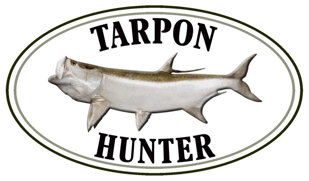 Tarpon Hunter Fish Decal