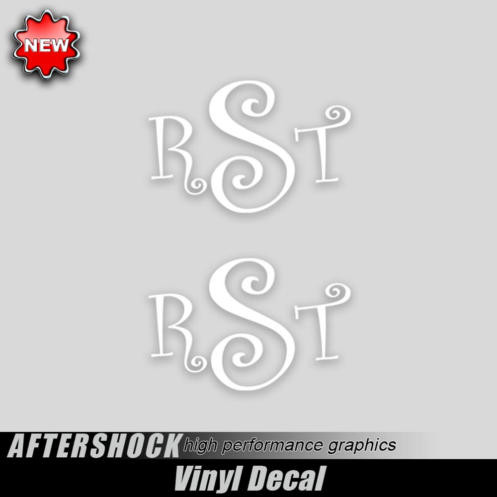 Monogram Cell Phone Decal (iphone/ipad/droid)