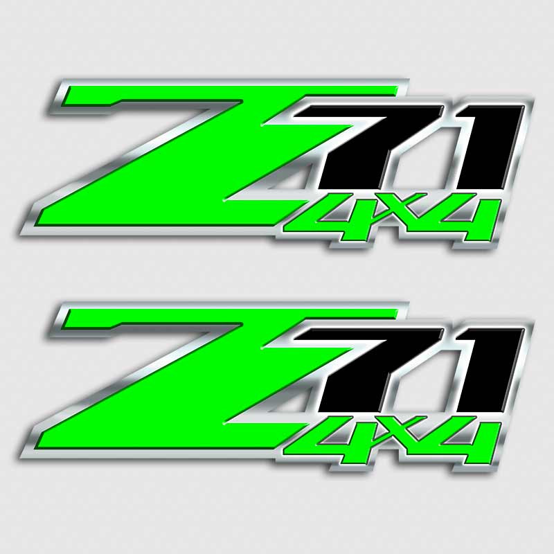 Hulk Kawasaki Green Z71 4x4 Decal Set