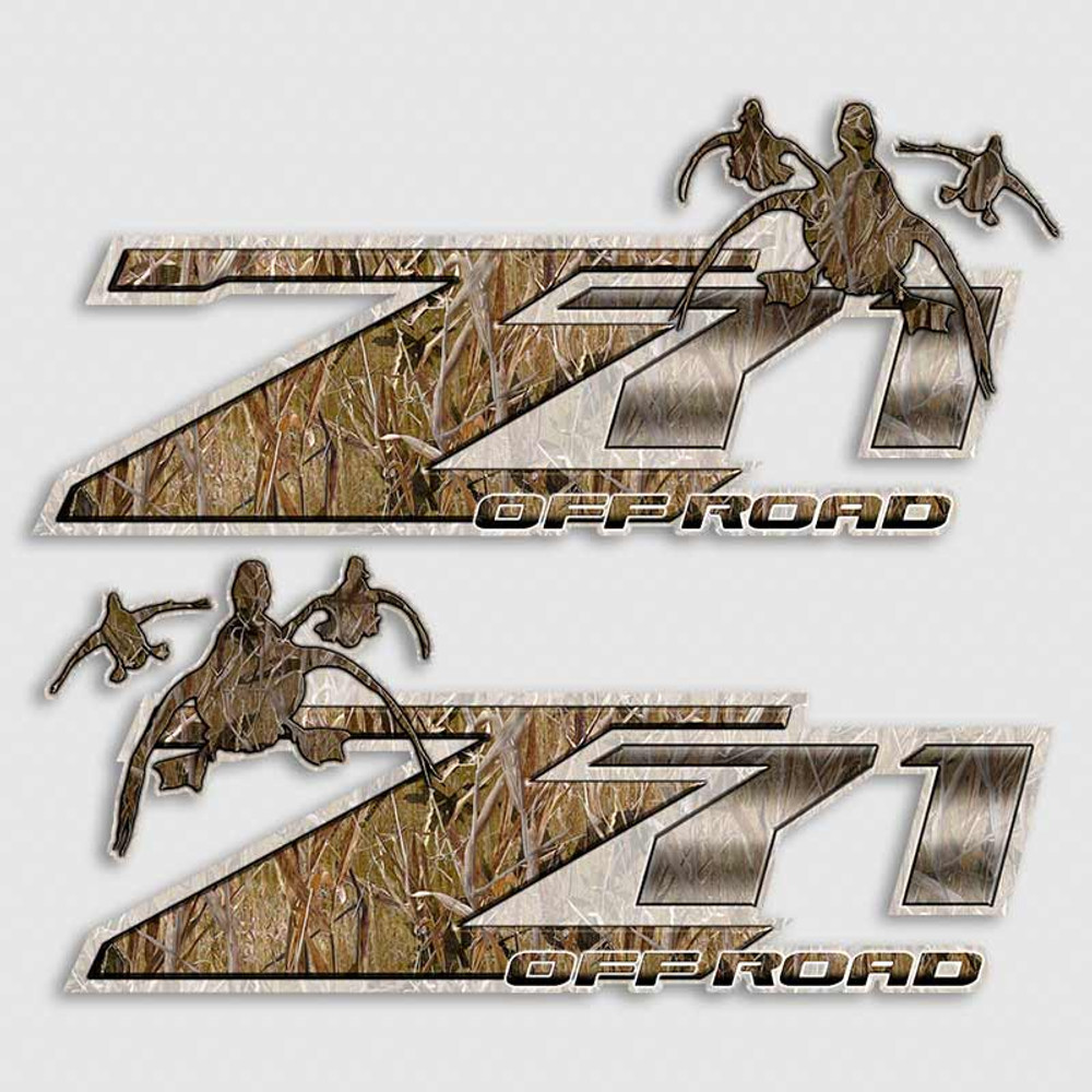 Z71 Camouflage Off Road Duck Decals