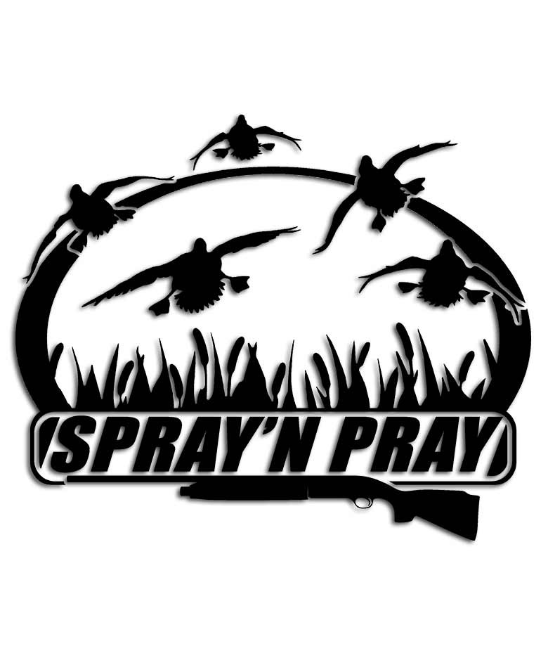 Spray' n Pray Hunting Sticker