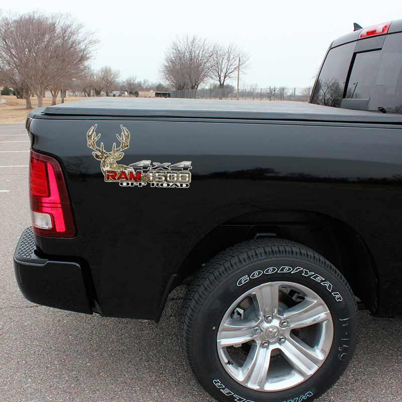 Dodge Ram 1500 4x4 Camo Deer Decal Set