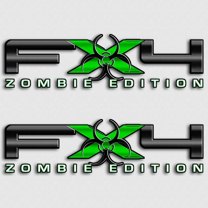 FX4 Zombie F150 Green Decal Set
