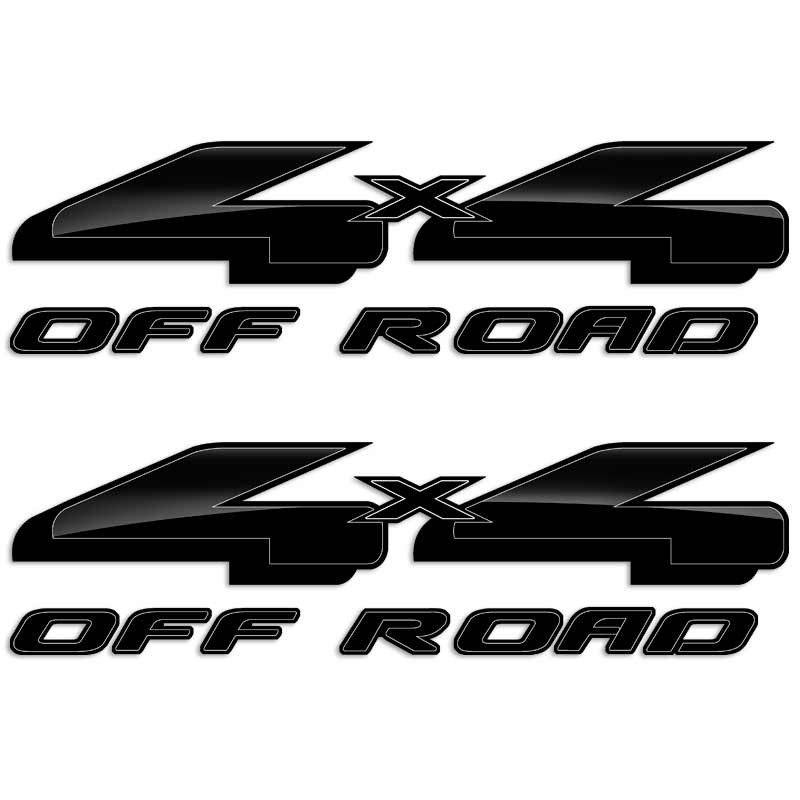 4x4 Midnight Black Edition F-150 Ford Decals