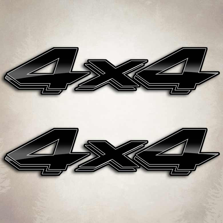 Black Edition Dodge Dakota 4x4 Decals