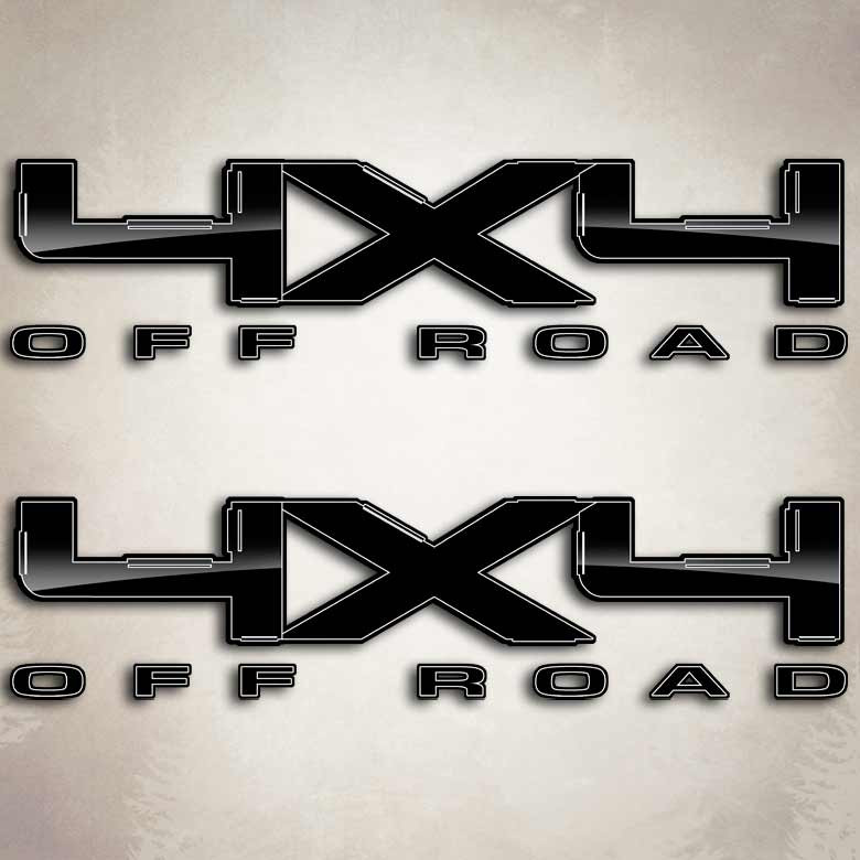 Black Edition F-150 X 4x4 Decals