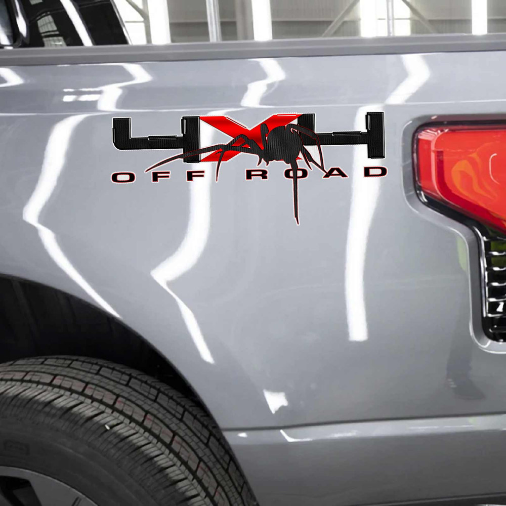 4x4 Black Widow F-150 Spider Decals
