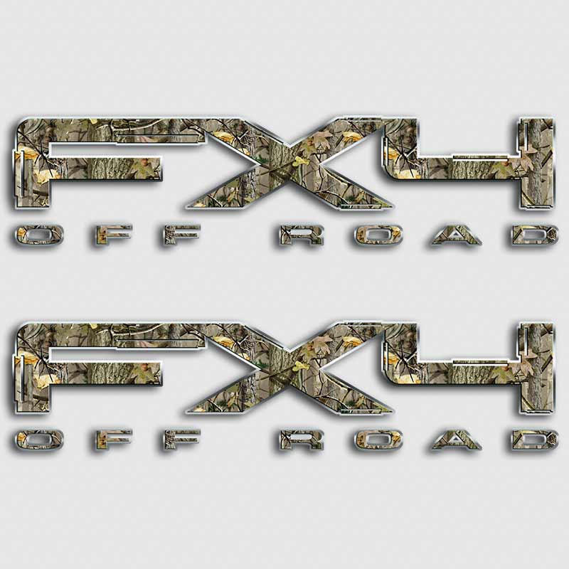 FX4 Twisted Timber Camo Decal Set